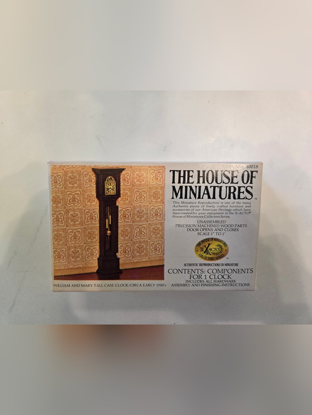 The House Of Miniatures Vintage Dollhouse Furniture Kits, Chair, Clock DIY - Picture 6 of 7